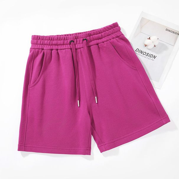 Summer Cotton For Women Heavyweight Sports Women's Five-Point Casual Beach Shorts Washed Craft High Waist Slimming_desvips.com