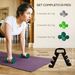 Set 6 Manubri Pesi (2x1 Kg, 2x2 Kg, 2x3 Kg) Da 12 Kg Con Supporto/Kettlebell, In Metallo E Plastica Multicolore_desvips.com