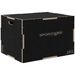 Plyo-Box/Sprungbox, Robust, 76x61x51 Cm, Schwarz, Griff 10x3,5 Cm, Bis 120 Kg_desvips.com