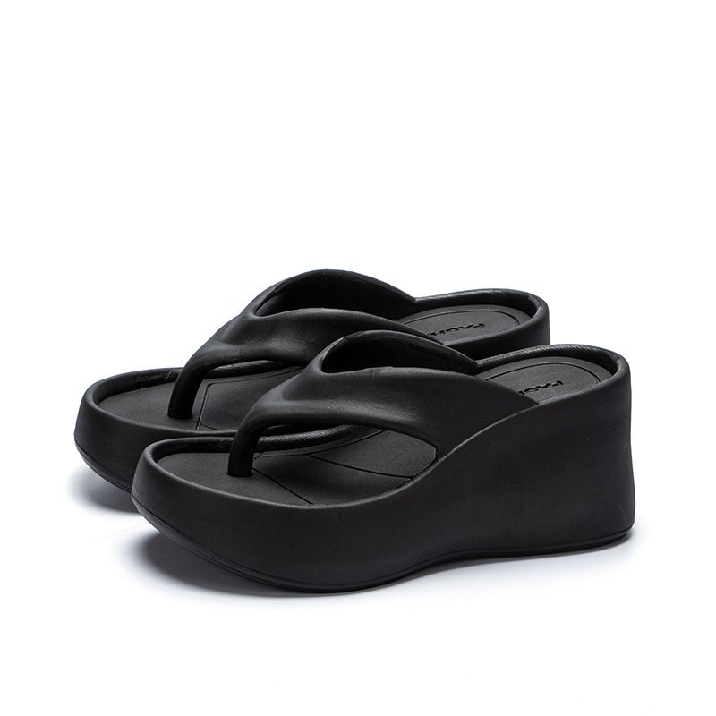 Women's EVA Platform Flip Flops - Thick Sole & Heel (Non-Slip Indoor/Outdoor Wear Beach Sandals Comfortable Toe Post Design)_desvips.com