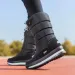 Woman Chunky Womens Shoes For Snow Boots Half High Moon Platform Mid Calf Round Toe Big Red Waterproof With Chic Point_desvips.com