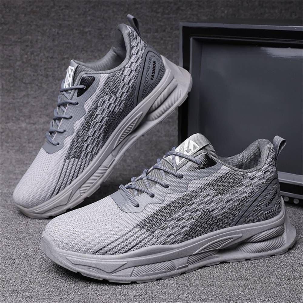 2025 Fashion Sneakers Youth Men's Low Top Lace-Up Mesh Breathable Non-Slip Wear-Resistant Running Shoes 39-44_desvips.com