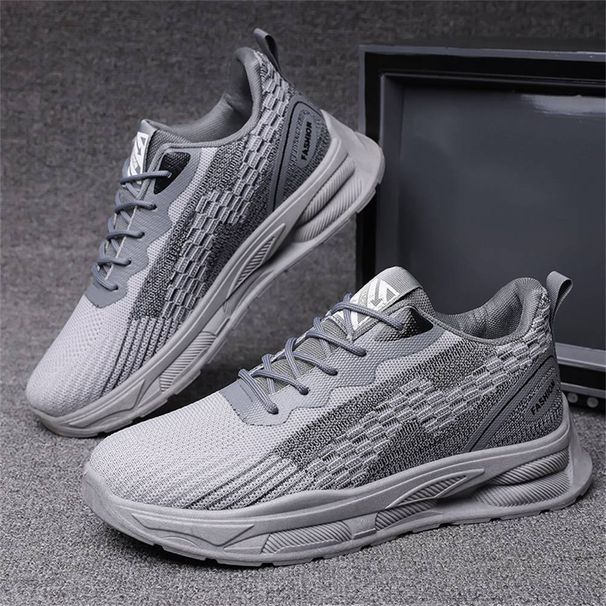 2025 Fashion Sneakers Youth Men's Low Top Lace-Up Mesh Breathable Non-Slip Wear-Resistant Running Shoes 39-44_desvips.com