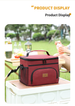 Portable Picnic Bag Leak-proof Shoulder Insulation Bag Large Capacity Lunch Bag_desvips.com