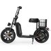 IScooter F7 48V 1000W E-Scooter 45km/h 50km Range App Control 16" All-Terrain Tires Foldable Rear Basket Perfect Grocery Helper_desvips.com