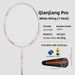 Badminton Racket Offensive Style Lightweight All Carbon Fiber Single Racket For Adults And Men_desvips.com