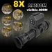 Hunting Night Vision Scope, Digital 8x Magnifying Telescope, Crosshair, All Black Visible Up To 400 Meters_desvips.com