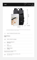 Waterproof Nylon Backpack For Men, 15.6 Inch Laptop Bag With Multi-Pockets, Lightweight Casual Daypack For School Work Travel Business_desvips.com