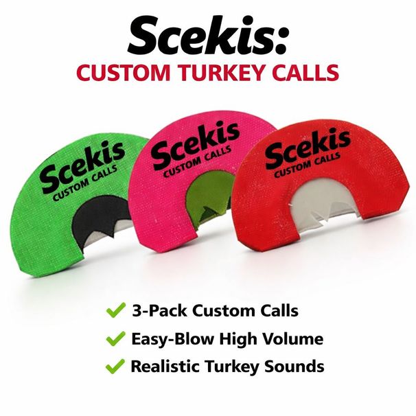 Realistic Diaphragm Turkey Hunting Calls Easy Blow High-Volume For Beginners Pros_desvips.com
