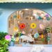 2027 New Egg Party Supplies Rabbit Flower Static Easter Decoration Stickers_desvips.com