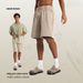 430g Heavyweight 100% Cotton American Trendy Brand Washed Distressed Men's Shorts Boxing Loose Fit Shorts_desvips.com