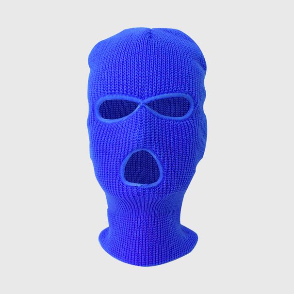 Sports Face Masks Three Hole Double Hole Hood Winter Warm Balaclava Knitted Motorcycle Mask Riding Hood_desvips.com