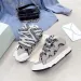 men Casual Designer Shoes Womens Sneakers Nappa Calfskin Mens Extraordinary Graffiti Leopard Trainers Double Woven Laces_desvips.com