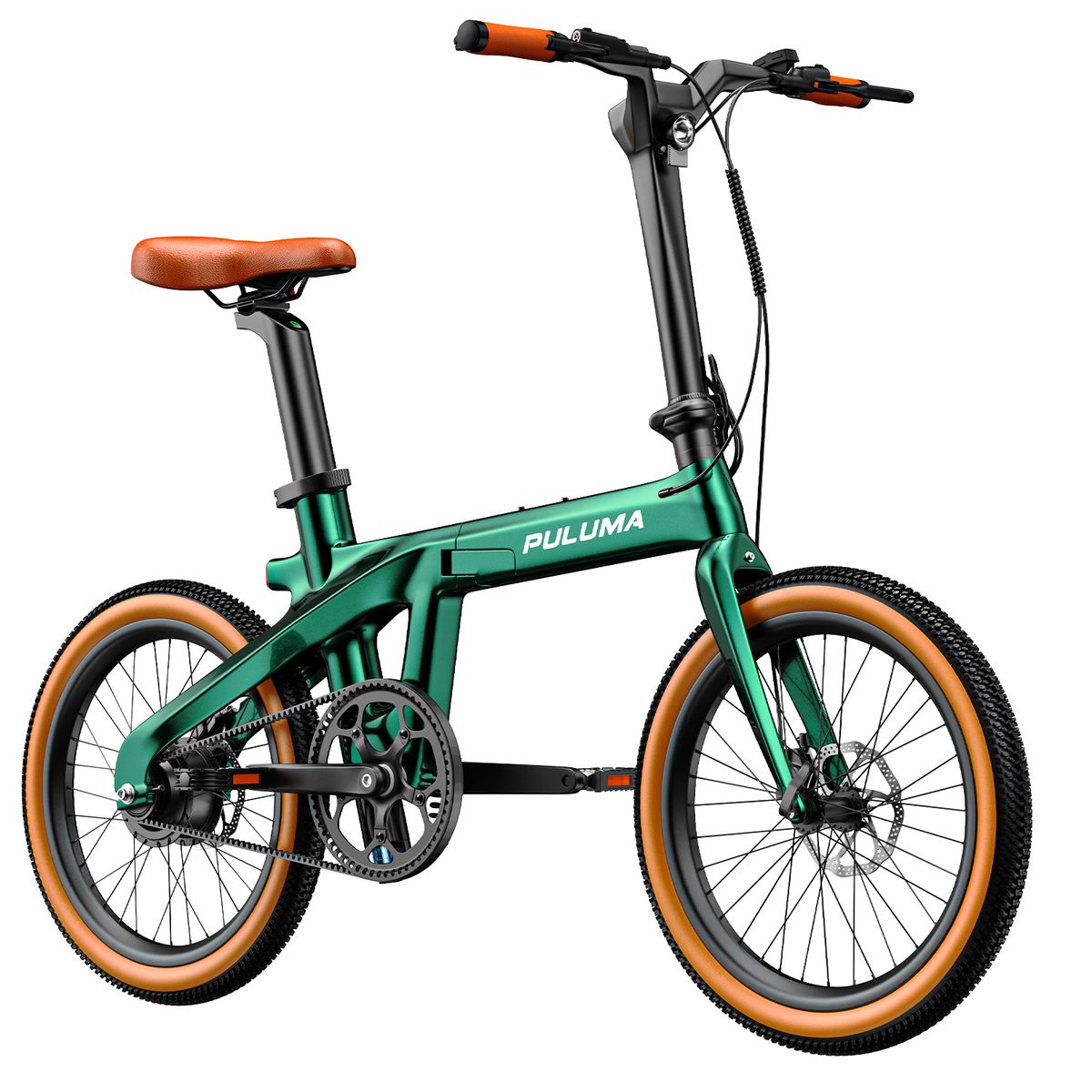 PULUMA PT20 Carbon Fiber Electric Bike, 36V 7AH Battery,Hydraulic Brakes_desvips.com