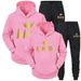 Autumn Winter Fleece Sports Couple Men's Sweatshirt Women's Suit_desvips.com