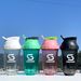 Protein powder Shaker cup Sports fitness cup Milkshake cup with stirring ball plastic cup_desvips.com