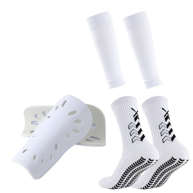 Adult thickened over knee long football socks leg pads set men's and women's adhesive non-slip socks_desvips.com
