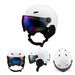Adult sports ski helmet outdoor windproof anti-fog lens safety ski helmet_desvips.com