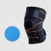 Spring Loaded Knee Brace With Compression Straps For Basketball, Hiking, Cycling, And Running; Breathable And Cooling Fabric Leg Support._desvips.com