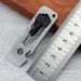 Multifunctional Outdoor Portable Multi-Shaped Keychain Bottle Opener Camping Stainless Steel Creative Tool Card_desvips.com