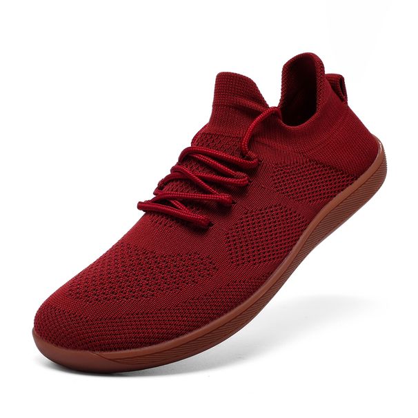 Unisex Minimalist Barefoot Shoes Lightweight Breathable Wide Toe Sneakers For Outdoor Casual Walking_desvips.com