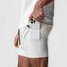 Summer Sports Shorts For Men, Trendy Brand, Youth Anti-Exposure Double-Layer Shorts, Multi-Pocket, Quick-Dry, Breathable_desvips.com