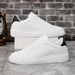 2024 New Men's White Casual Fashion Couple Women Platform Flats All Matching Walking Sneakers For Men Board Shoes_desvips.com
