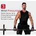 Deadlift Power Belt Fitness Gloves Weightlifting Pull Up Palm Guard Wrist Silicone Non Slip Grip Belt_desvips.com