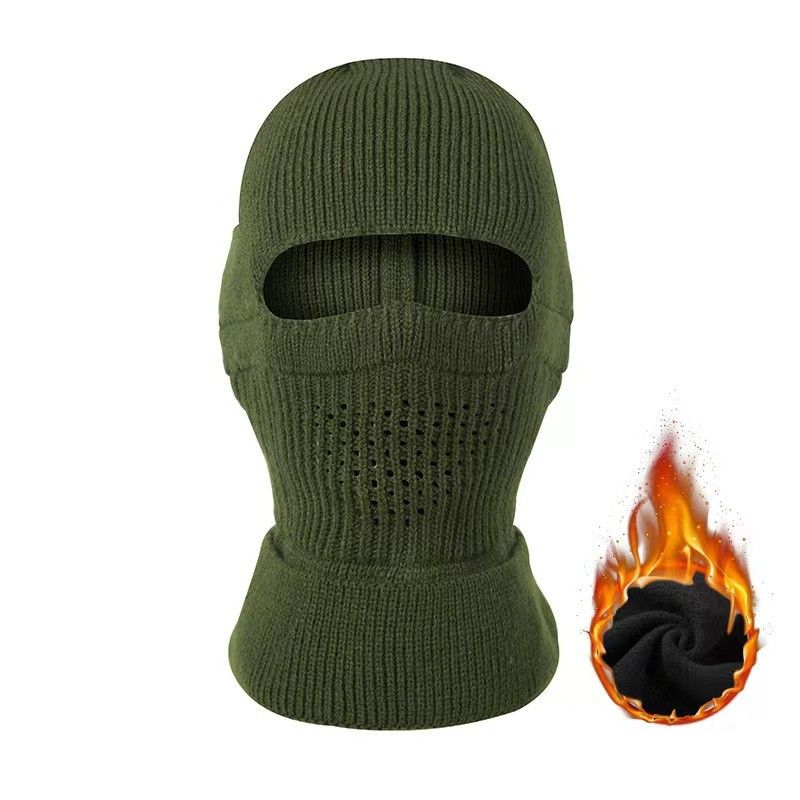 Ballack Sets Rafa Knitting Hat Winter Warm Warm Breathable Cap Hat Mask_desvips.com