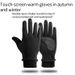 Cycling Gloves Winter Warm Polar Fleece Gloves Unisex Outdoor Skiing Windproof Coldproof Electric Vehicle Cycling Touch Screen Gloves_desvips.com