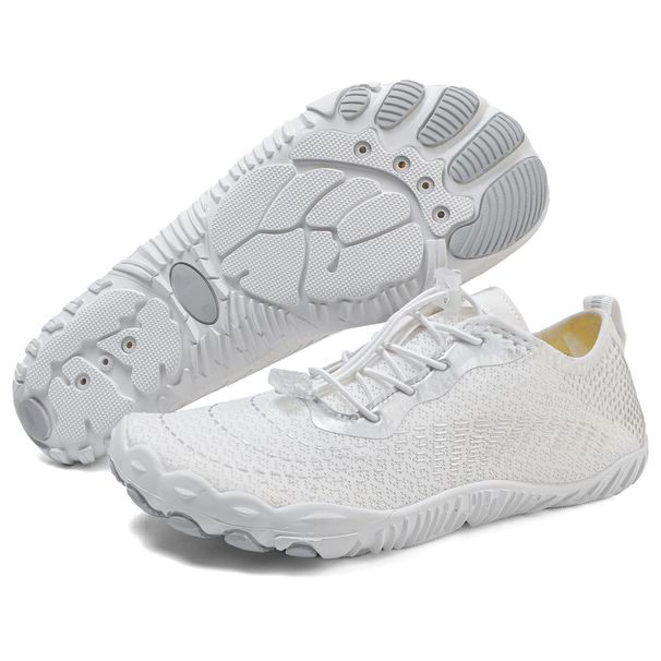 Unisex Water Shoes For Swimming, Hiking & Fishing - Quick-Dry Anti-Slip Barefoot Aqua Socks With Toe Pockets - Lightweight & Breathable_desvips.com