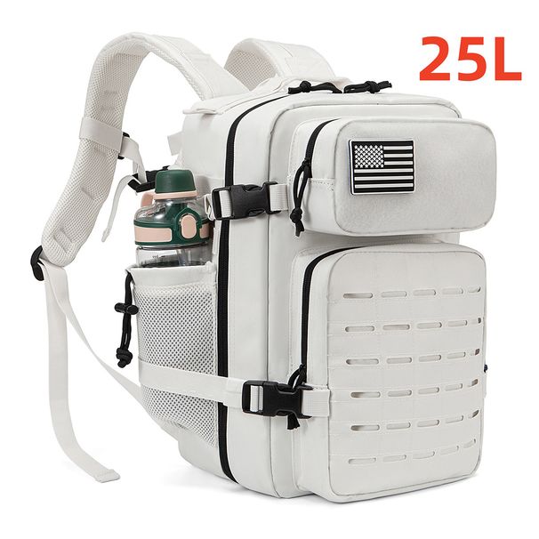 25L/45L Tactical Backpack For Men And Women Outdoor Survival Bug Out Bag Small School Rucksack Hking With Bottle Holder_desvips.com