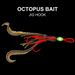 Shark Skimmer|4 Pieces/Pack TPR Material Squid 3.5g Soft Multi-Hook Lure Bait Freshwater Saltwater Fishing Octopus_desvips.com