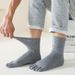 6 Pairs/lot 100% Cotton Man Toes Soft Elastic Endurable Mesh Breathable Deodorant Five Finger Outdoor Sports Socks_desvips.com
