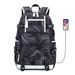 New style printed multifunctional men's bag business computer backpack large capacity men's backpack junior high school student schoolbag_desvips.com