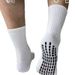 Football Socks Solid Color Anti Slip Soccer Socks, Dot Coated Shock Absorption, Wear Resistant, Breathable Sports Basketball Socks For Men._desvips.com