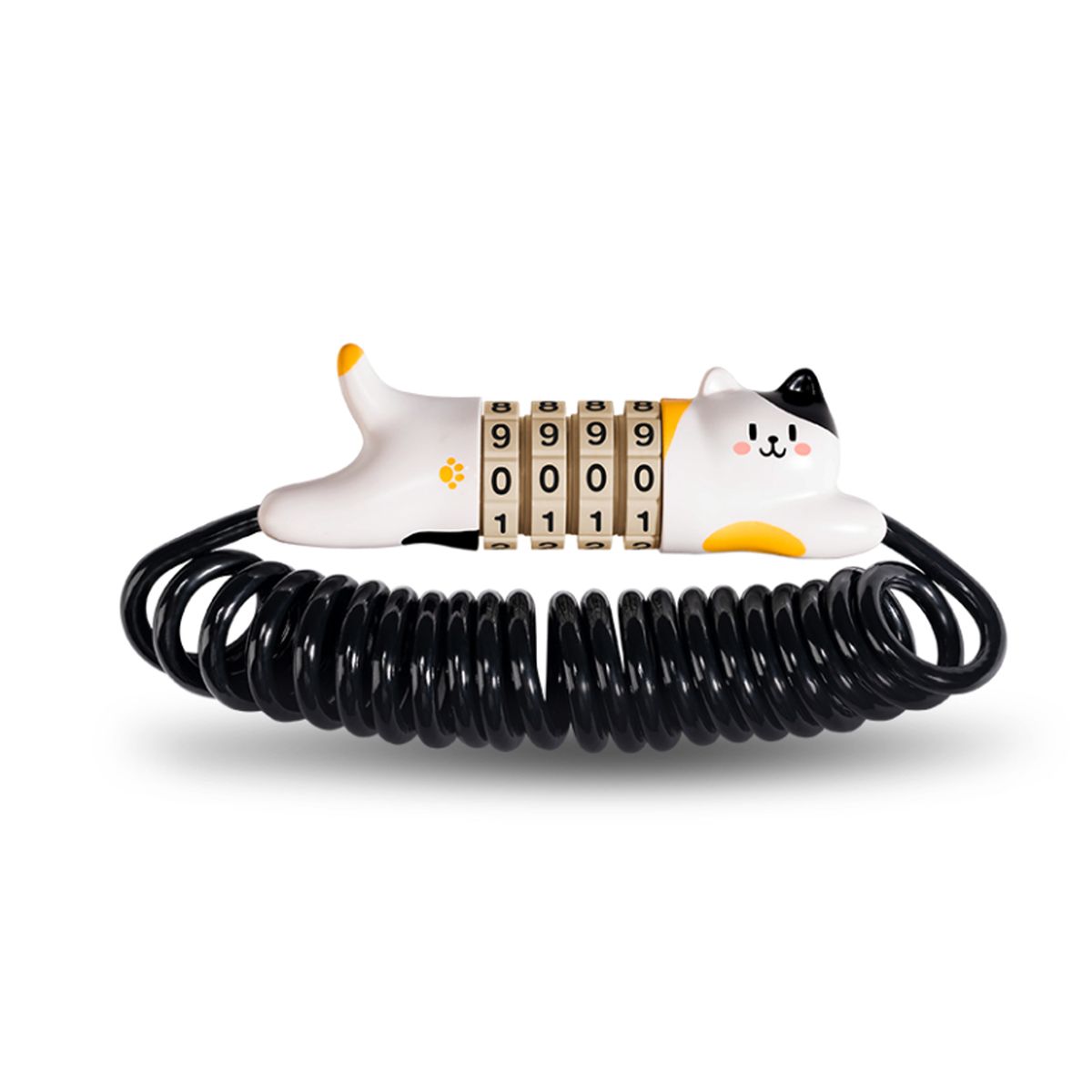 ROCKBROS Helmet Lock Lightweight Cable Lock 4-digit Combination Lock 130 Mm_desvips.com