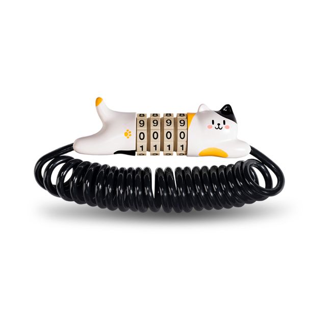 ROCKBROS Helmet Lock Lightweight Cable Lock 4-digit Combination Lock 130 Mm_desvips.com