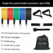 Resistance Bands Set, 10-150LBS Adjustable Latex Exercise Bands With Handles, Door Anchor, Carabiners For Home Gym Strength Training, Yoga, Pilates_desvips.com