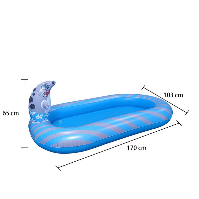 Inflatable Dinosaur Fountain Children's Water Slide Pool Paddling Pool Sprinkler Pad Game Pool Toys_desvips.com