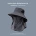 Fisherman's Hat, Outdoor Hiking Hat, Fishing Hat, Face Cover, Neck Protection, All-in-one Hat, Wide-brimmed Sun Hat_desvips.com