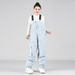 Ski Bib Unisex Oversized Winter Outdoor Windproof Snowboard One-Piece Snow Pants Thermal_desvips.com