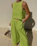 Daily Street Women's Simple Style Solid Color Polyester Pants Sets Pants Sets_desvips.com