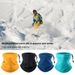 SportLife Soft Neck Warmer Gaiter Solid Color Drawstring Design Fleece Neck Gear For Cycling_desvips.com
