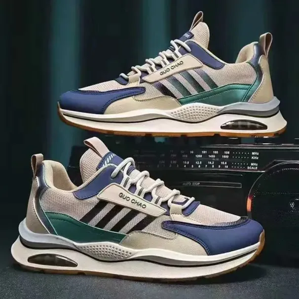 Sneakers Mesh Breathable Casual Air Cushioning Athletic Running Shoes For Men Light Training Shoe Tennis Masculino_desvips.com