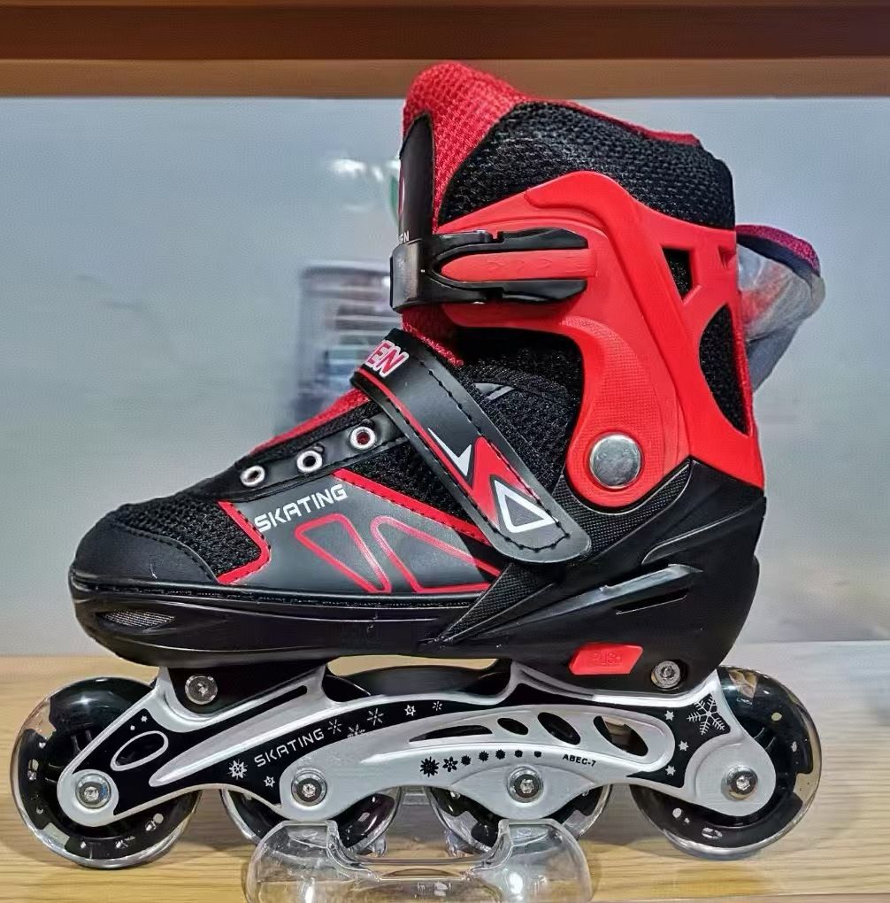 Adjustable Adult Roller Skates Soft Speed Skating Inline Skates For Children And Students_desvips.com