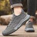 Casual White Sneakers For Men - Waterproof Canvas Shoes With Arch Support_desvips.com