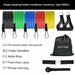 Resistance Bands Set, 10-150LBS Adjustable Latex Exercise Bands With Handles, Door Anchor, Carabiners For Home Gym Strength Training, Yoga, Pilates_desvips.com