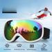 Fashionable and versatile spherical ski goggles, double layered anti fog outdoor ski goggles for men and women_desvips.com