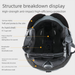 New Integrated With Ski Goggles Warm Snow Adult Outdoor Sports Safety Helmet_desvips.com
